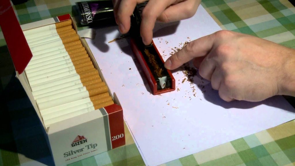 Как правильно забить табак с помощью ручной машинки